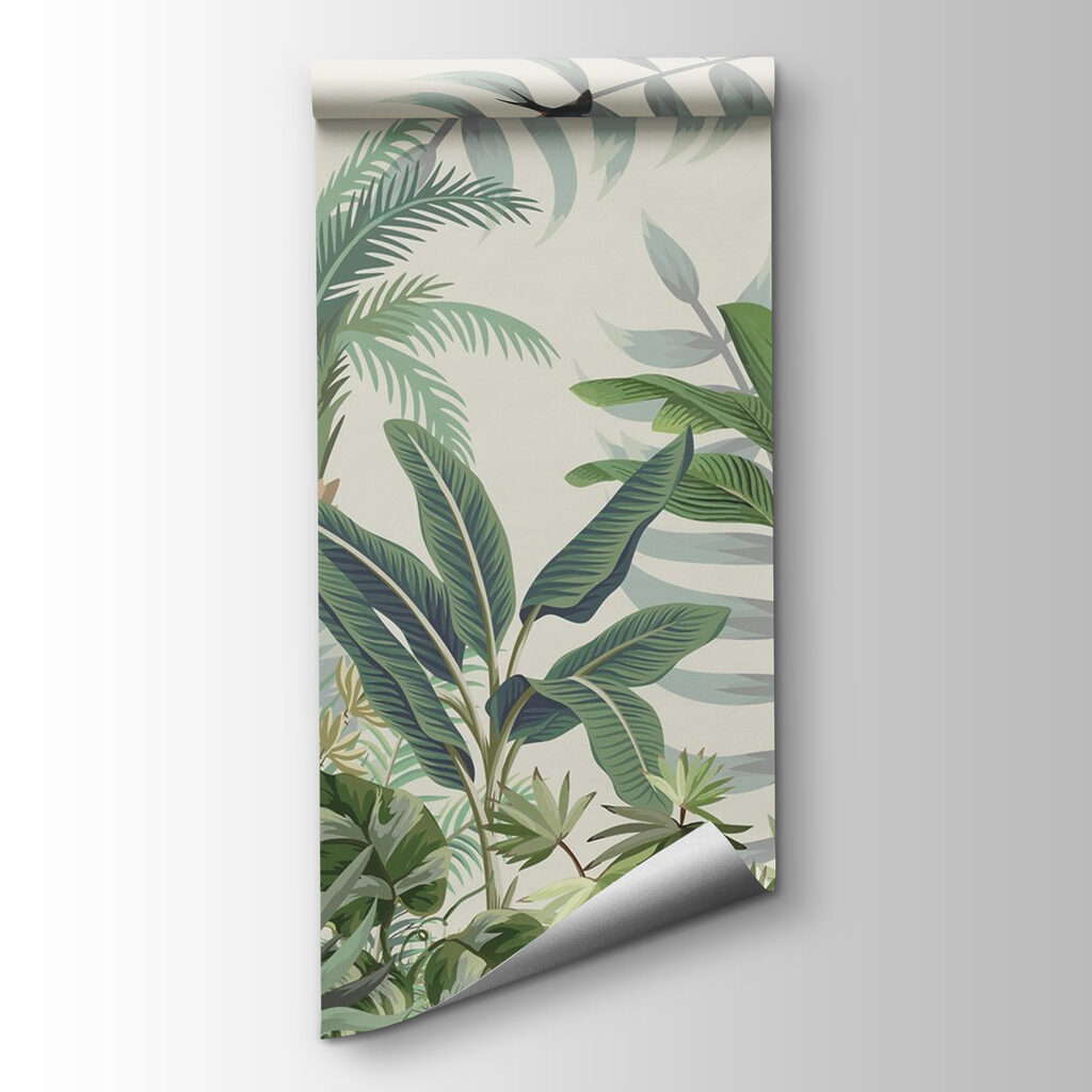 Bosque tropical con aves — vista del producto