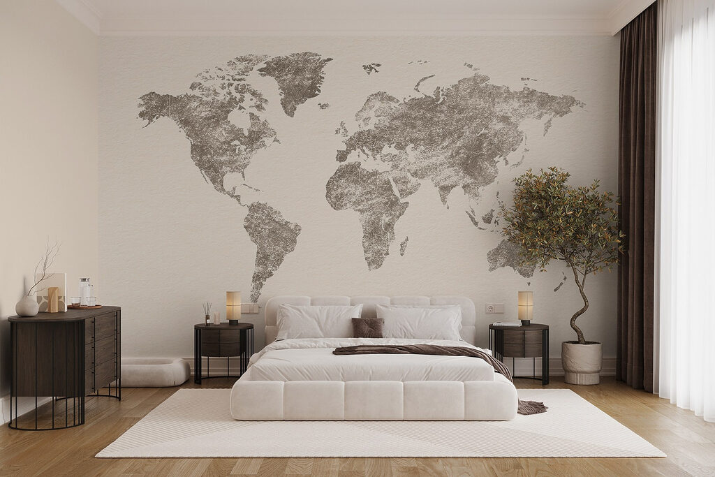 Mapa dorado y envejecido — interior 2