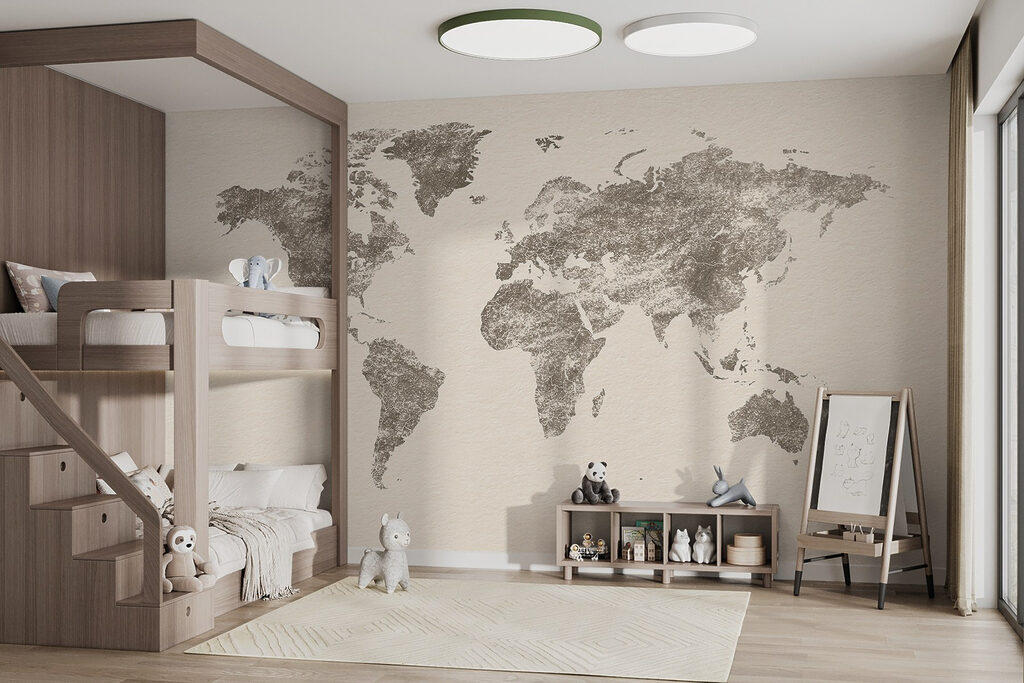 Mapa dorado y envejecido — interior 4