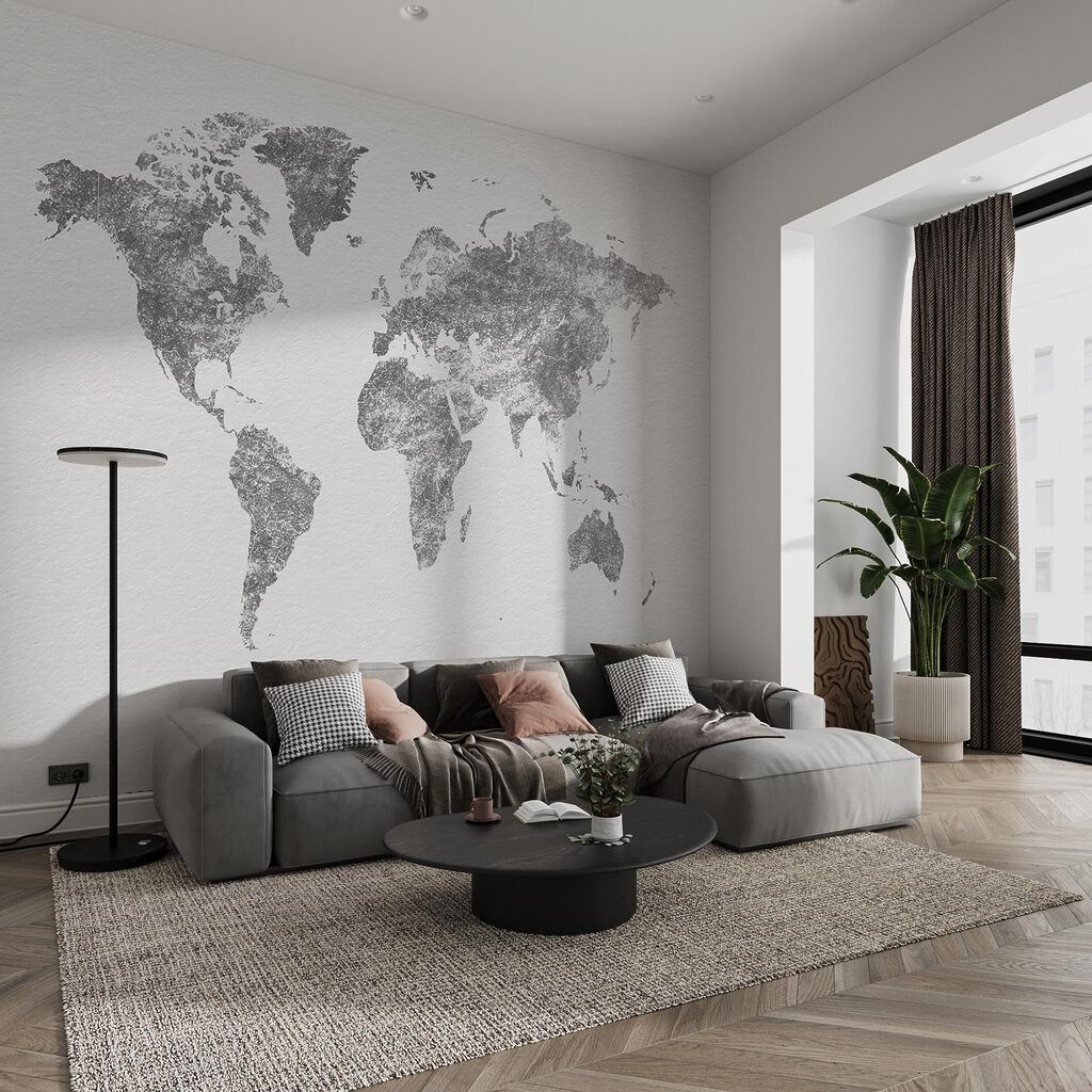 Mapa dorado y envejecido — interior 3