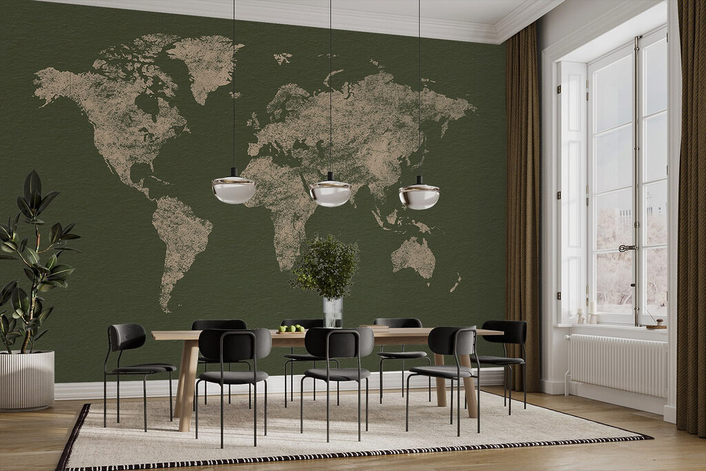 Mapa dorado y envejecido — interior 3