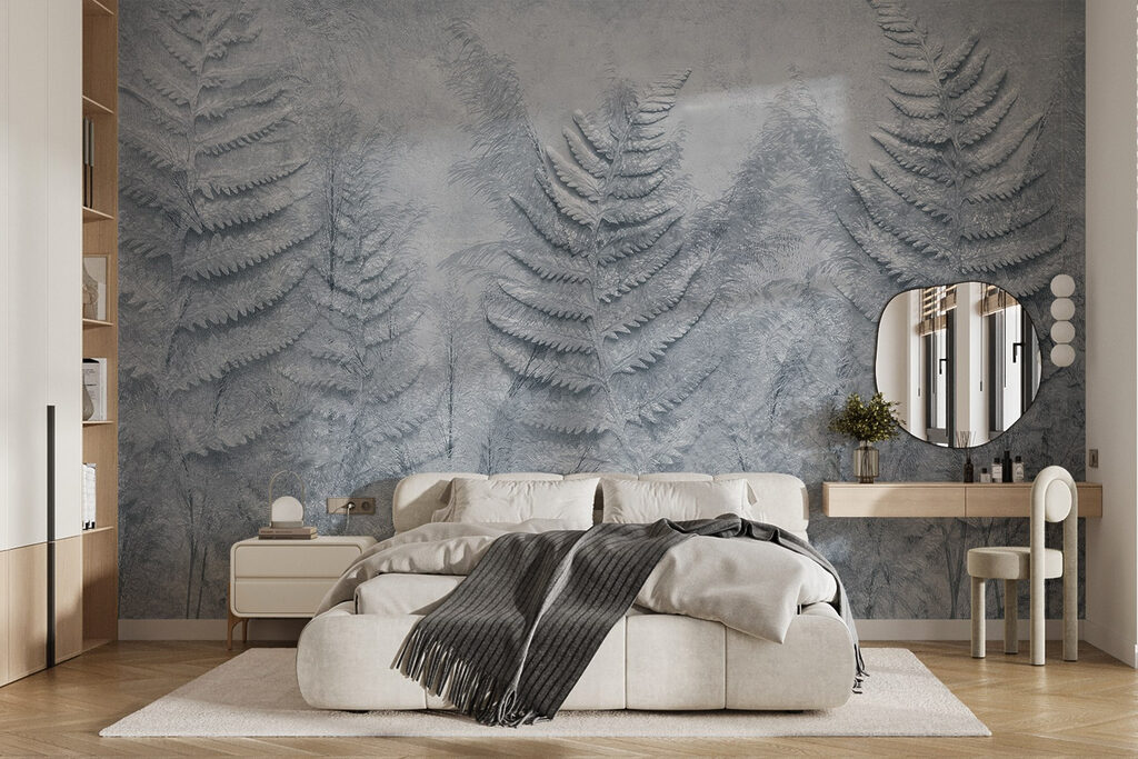 Helechos en relieve — interior 1