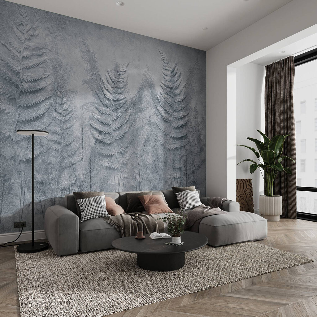 Helechos en relieve — interior 2