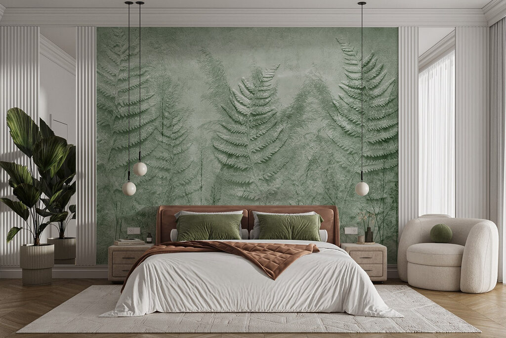 Helechos en relieve — interior 1