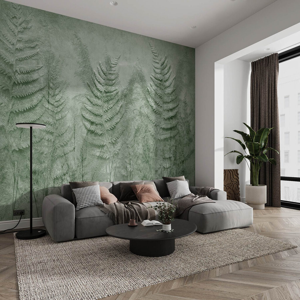 Helechos en relieve — interior 2
