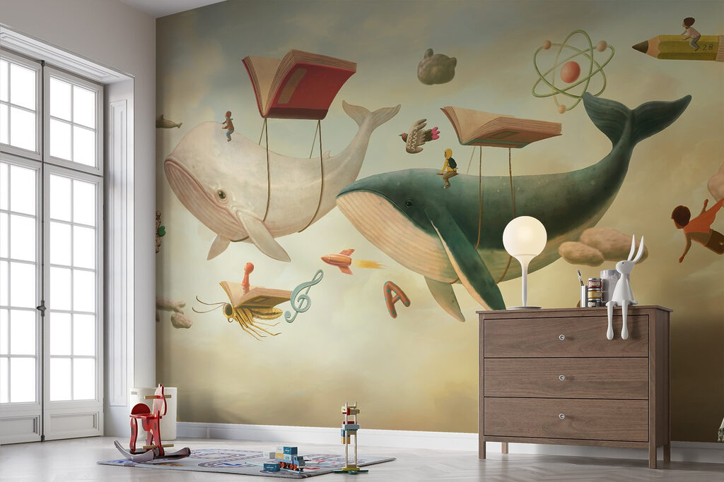 Ballenas entre libros voladores — interior 2