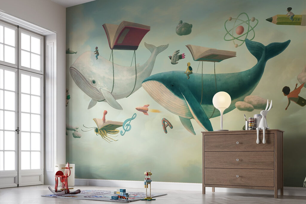 Ballenas entre libros voladores — interior 2