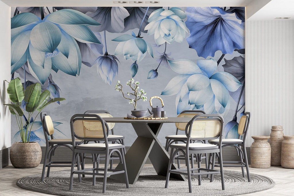 Borde de flores colgantes — interior 1