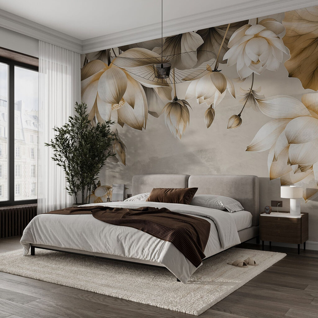 Borde de flores colgantes — interior 3