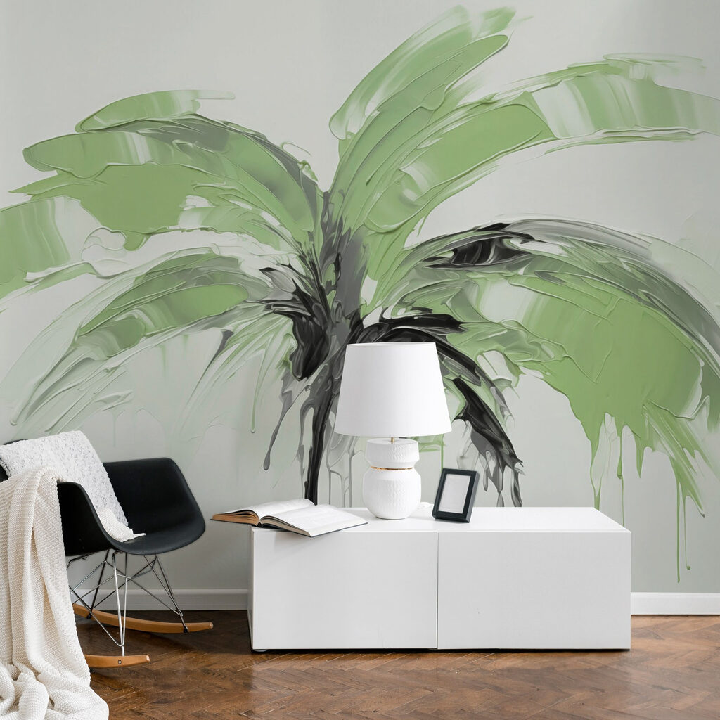 Palmera en trazos sueltos — interior 2