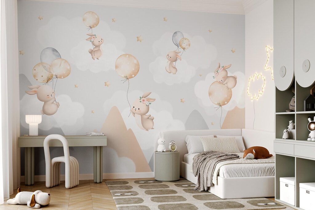 Conejitos con globos — interior 3