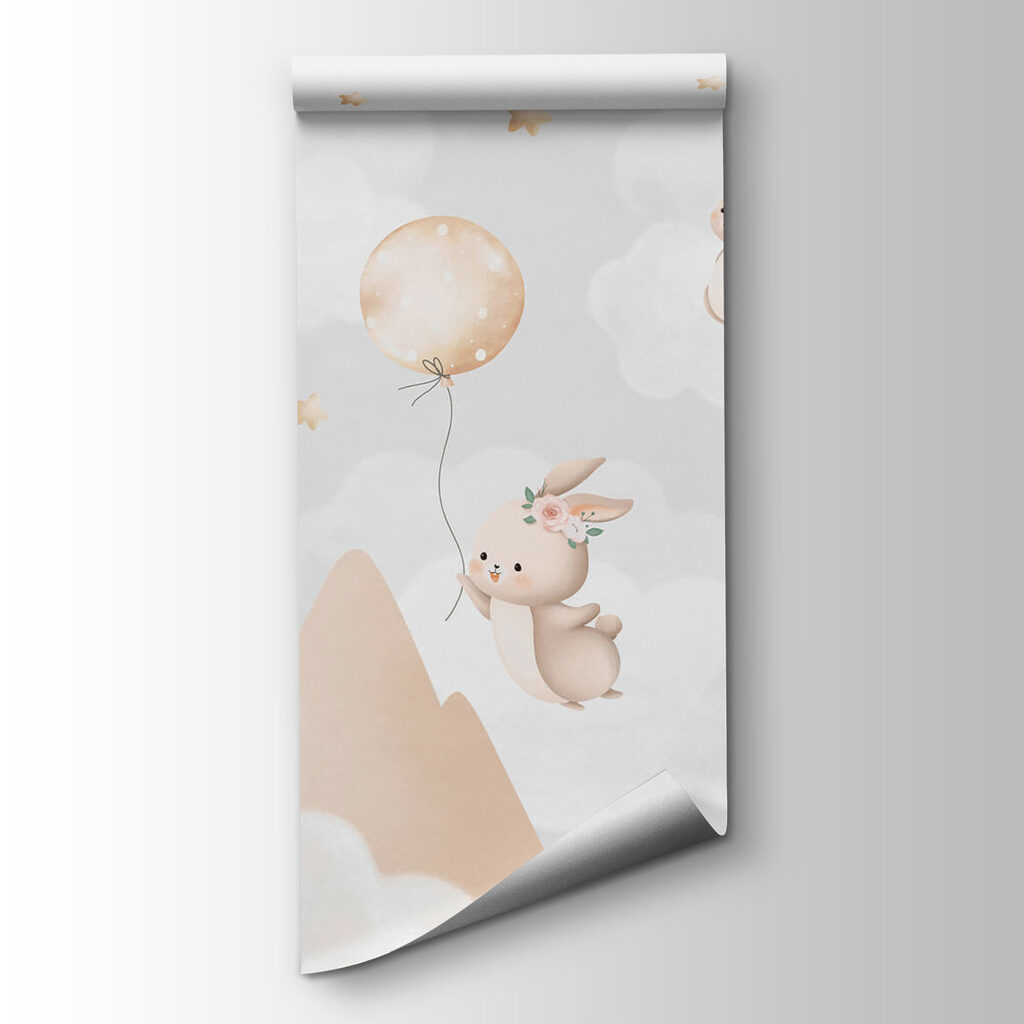 Conejitos con globos — vista del producto