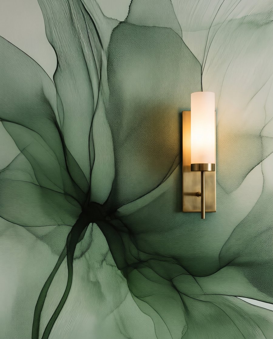 Dos flores translúcidas — detalle