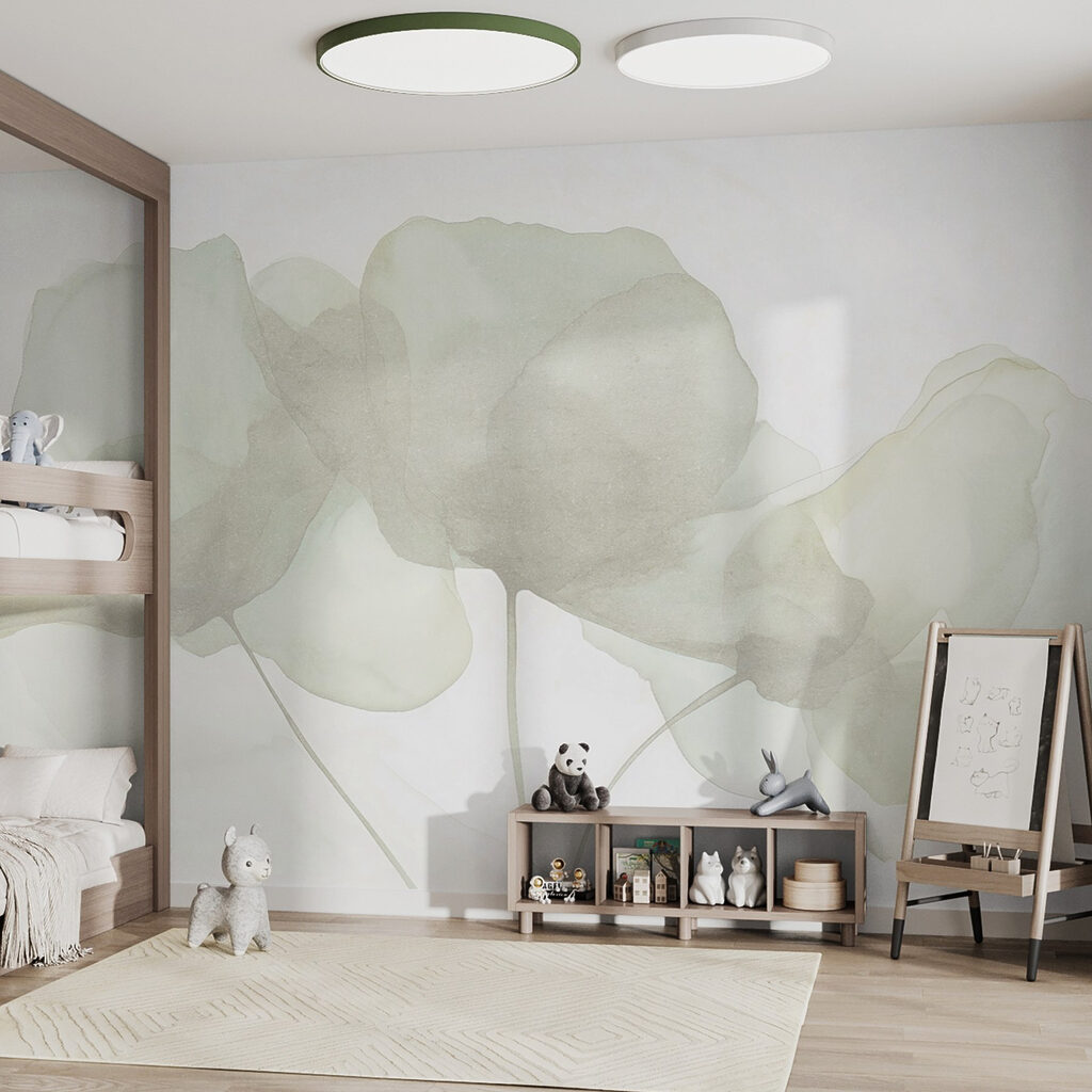Hojas sobre tallos finos — interior 4