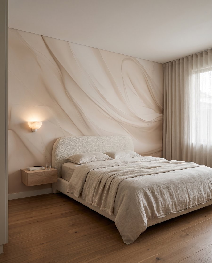 Formas ondulantes en crema — interior 2