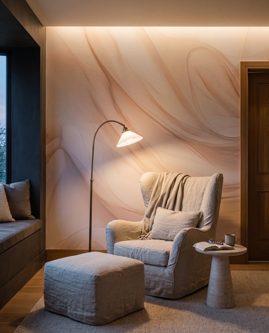 Formas ondulantes en crema — interior 4