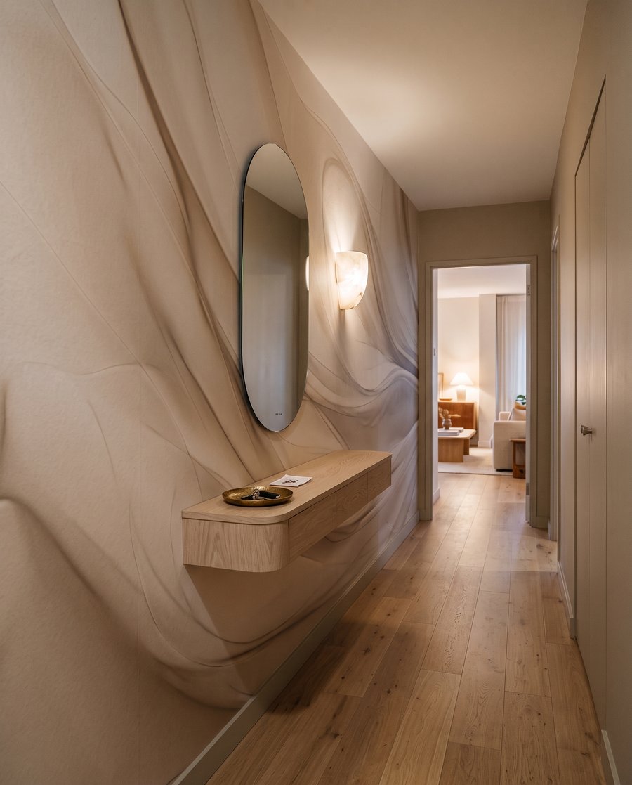 Formas ondulantes en crema — interior 6