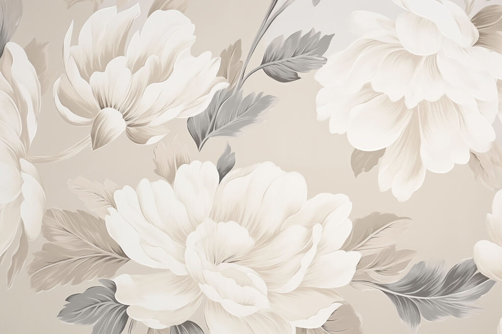 Flores que se solapan — diseño completo