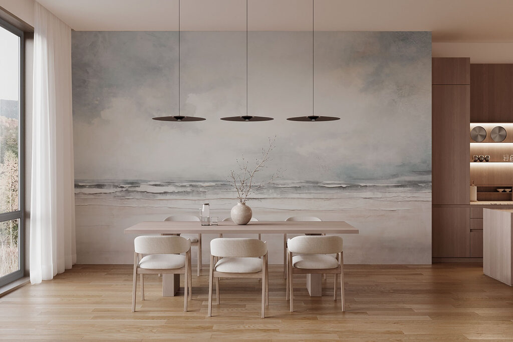 Mar bajo cielo gris — interior 3