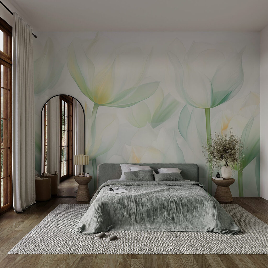 Tulipanes en tonos claros — interior 1