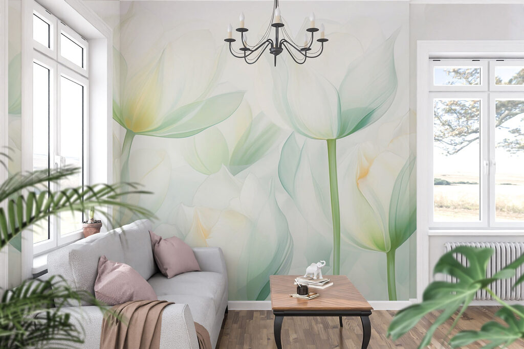 Tulipanes en tonos claros — interior 2