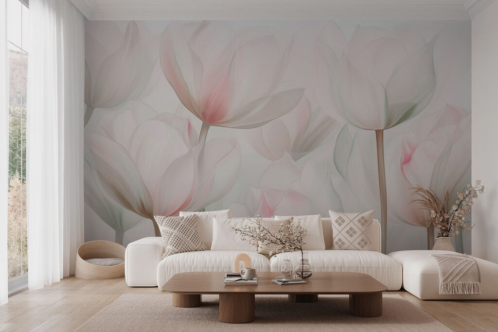 Tulipanes en tonos claros — interior 3
