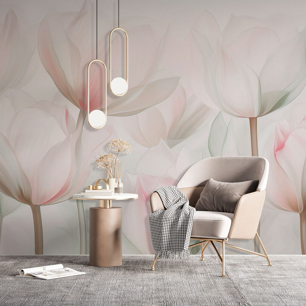 Tulipanes en tonos claros — interior 4