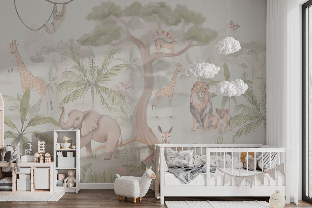 Animales alrededor del árbol — interior 2