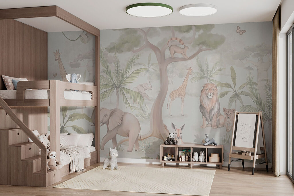 Animales alrededor del árbol — interior 3