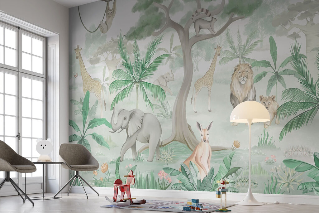 Animales alrededor del árbol — interior 2