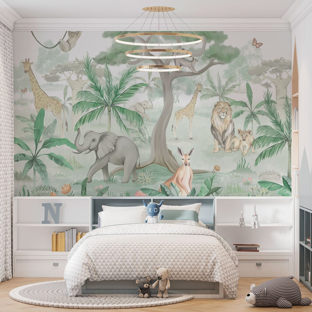 Animales alrededor del árbol — interior 3