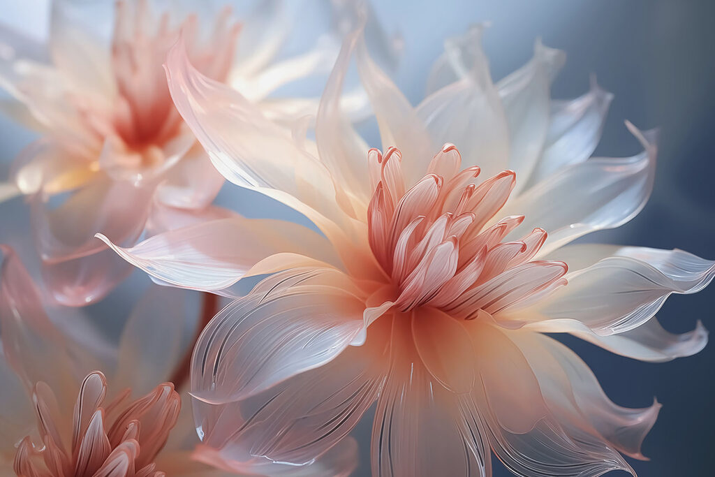 Flores rosas brillantes — diseño completo