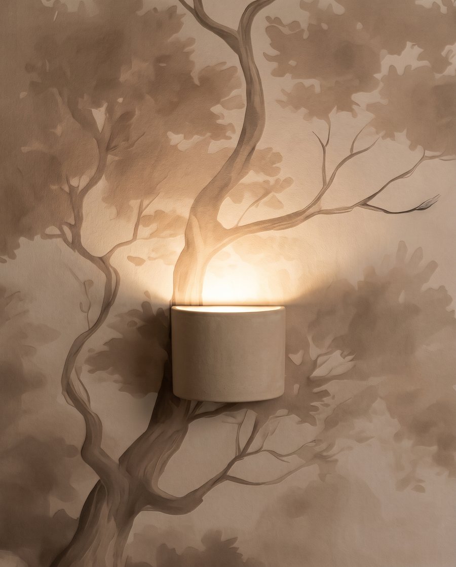 Árbol entre la niebla — detalle