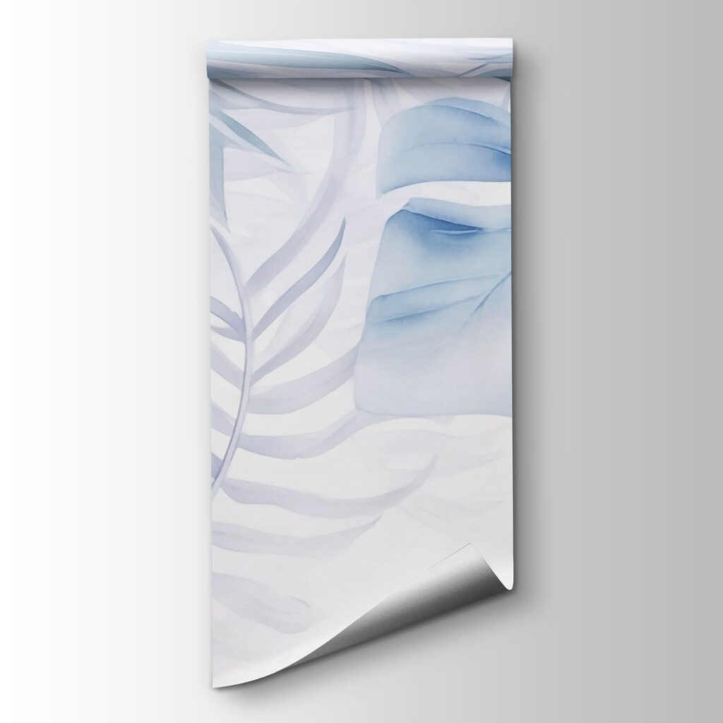 Monstera azul y blanca — vista del producto