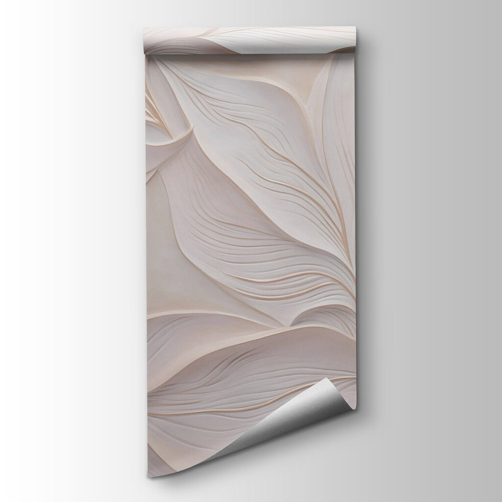 Hojas curvas en relieve — vista del producto