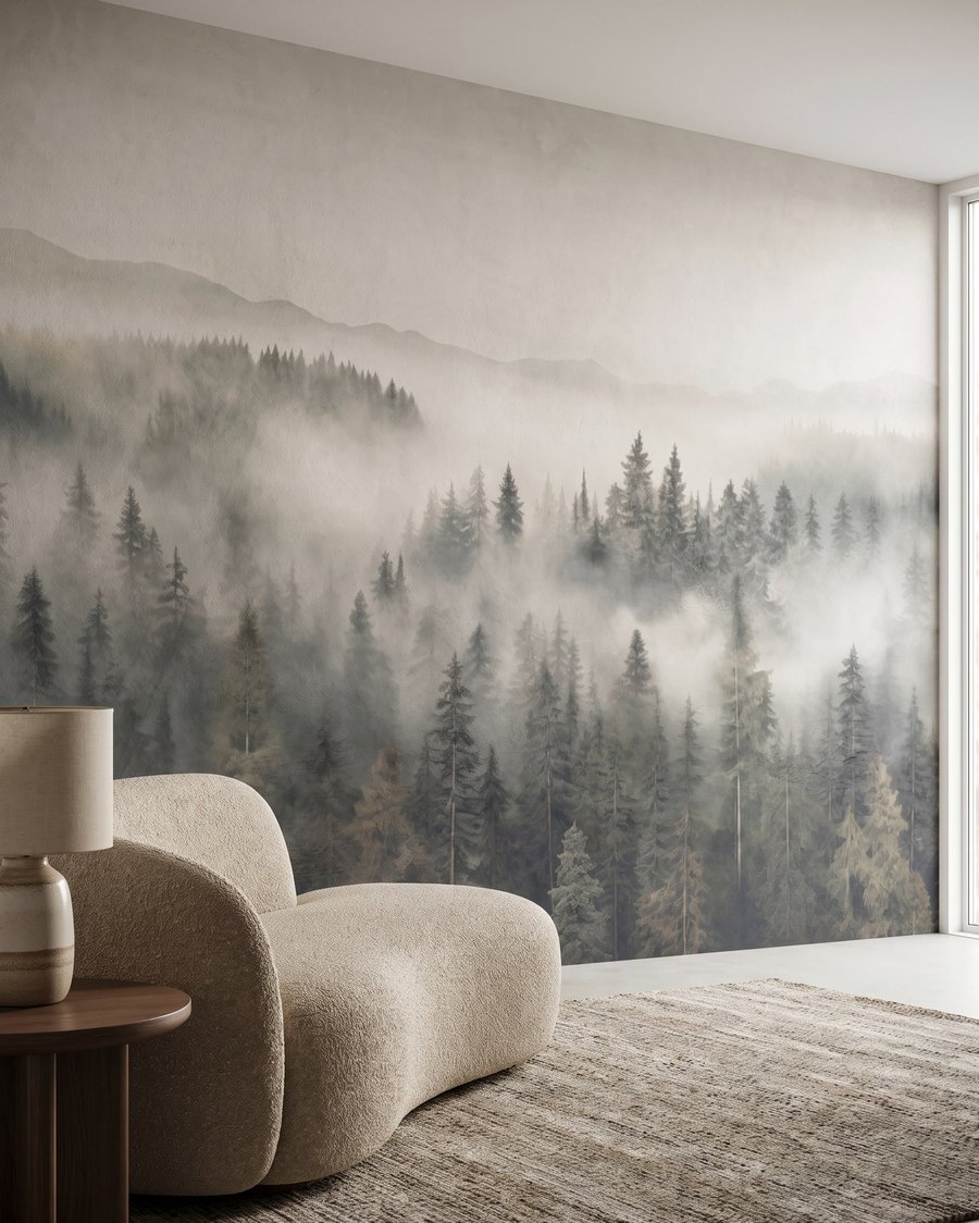 Niebla entre los pinos — interior 3