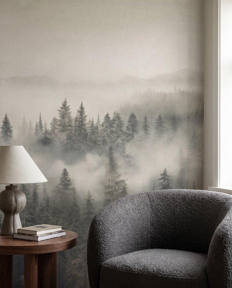 Niebla entre los pinos — interior 4
