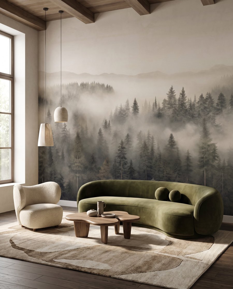 Niebla entre los pinos — interior 5