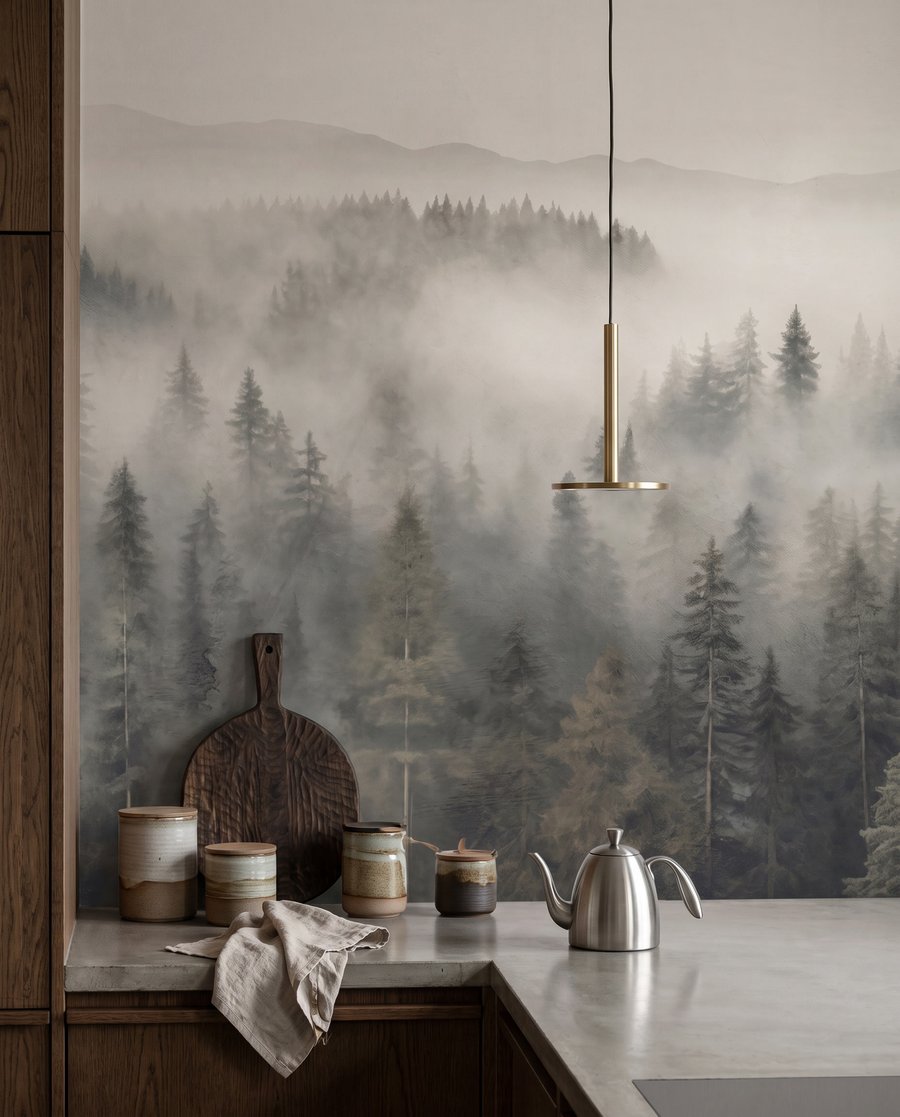 Niebla entre los pinos — interior 6