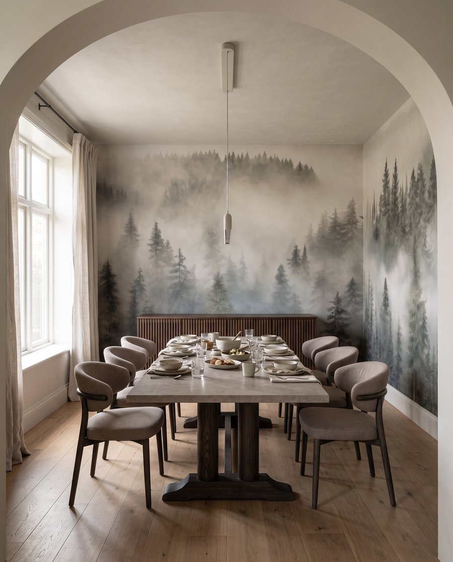 Niebla entre los pinos — interior 8