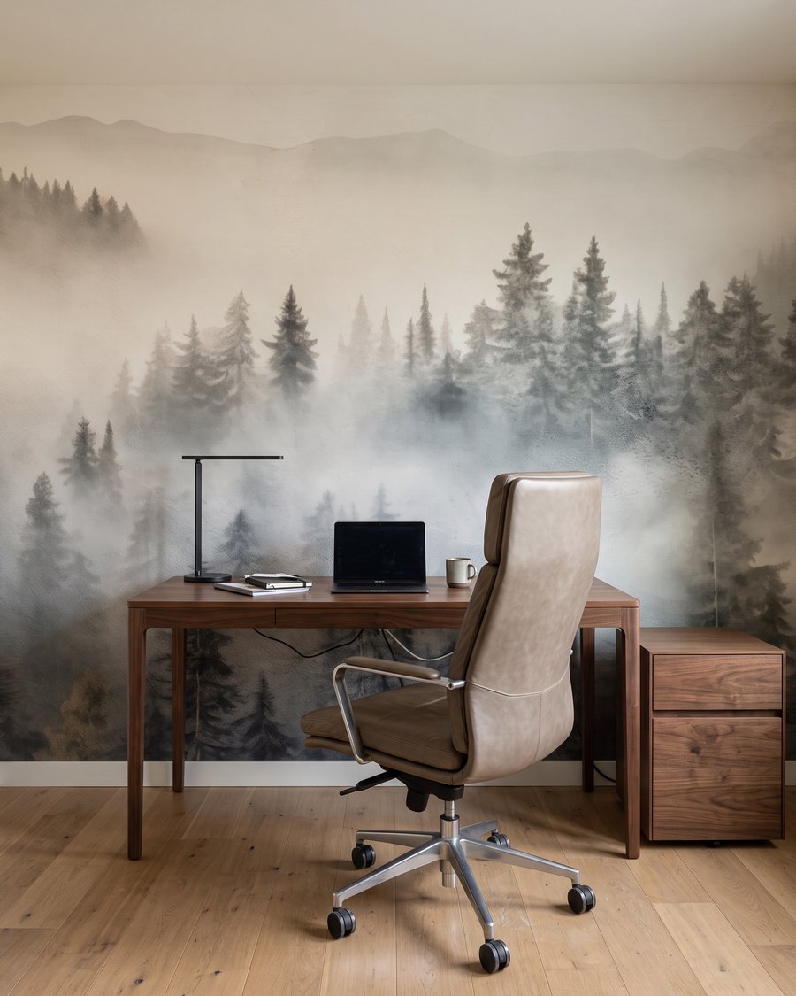 Niebla entre los pinos — interior 10