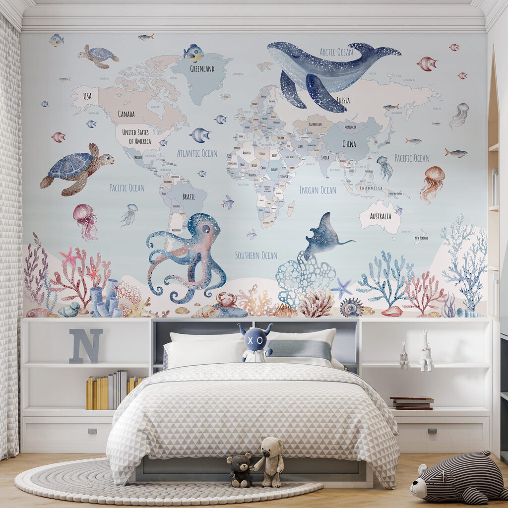 Mapa del mundo marino — interior 1