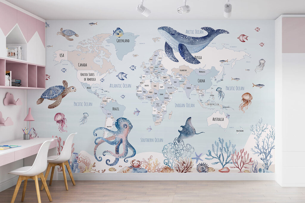 Mapa del mundo marino — interior 3
