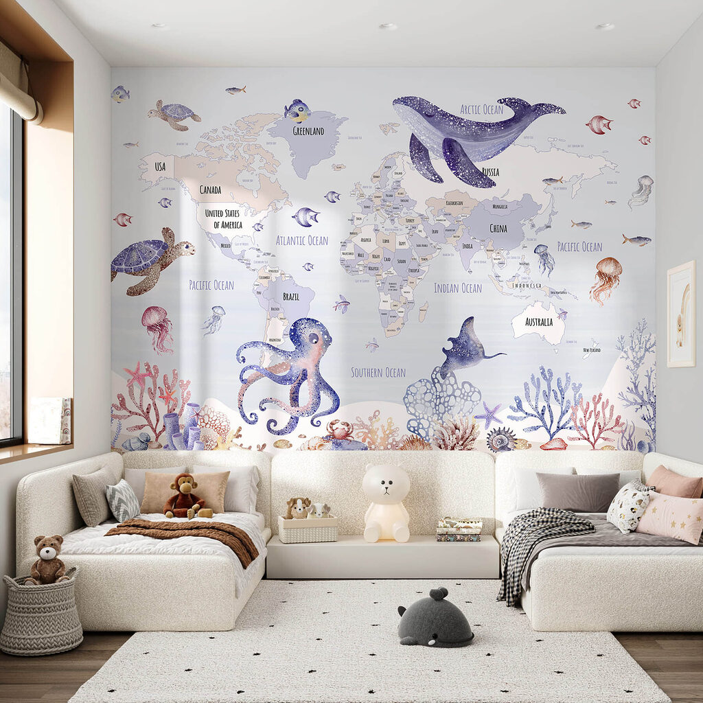 Mapa del mundo marino — interior 1