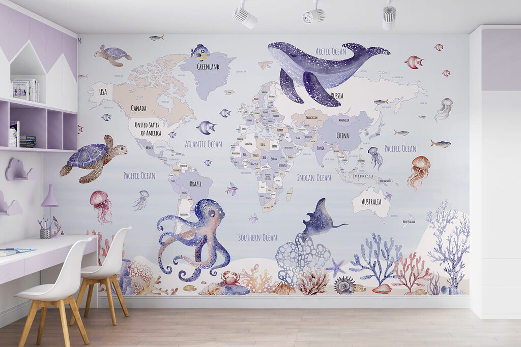 Mapa del mundo marino — interior 2