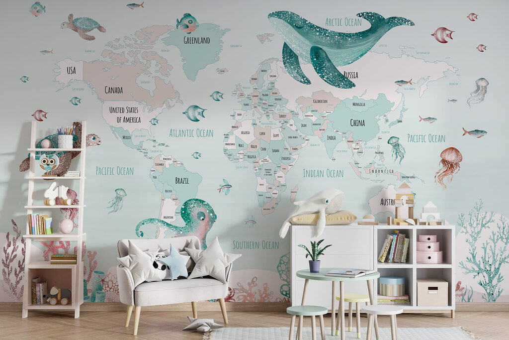 Mapa del mundo marino — interior 2