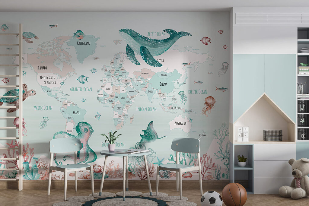 Mapa del mundo marino — interior 3