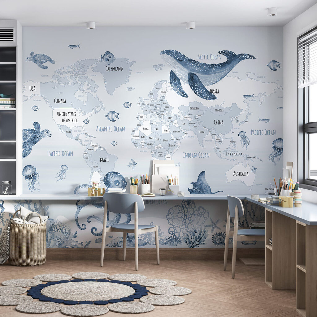 Mapa del mundo marino — interior 1