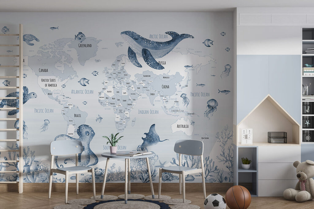 Mapa del mundo marino — interior 2