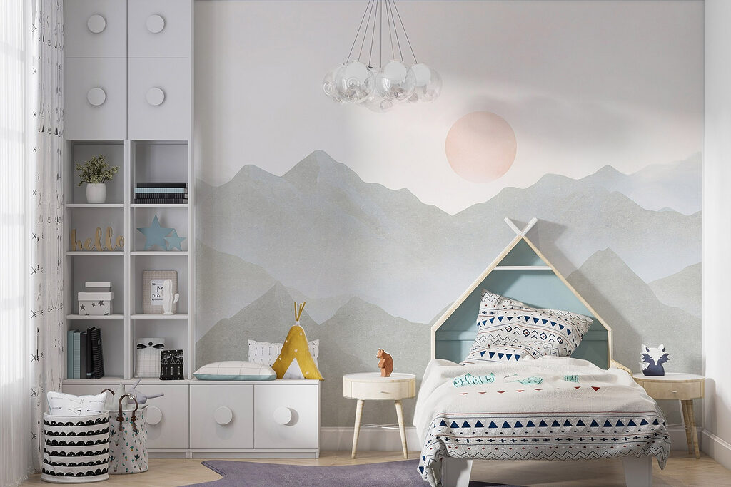 Luna rosada sobre montañas — interior 5
